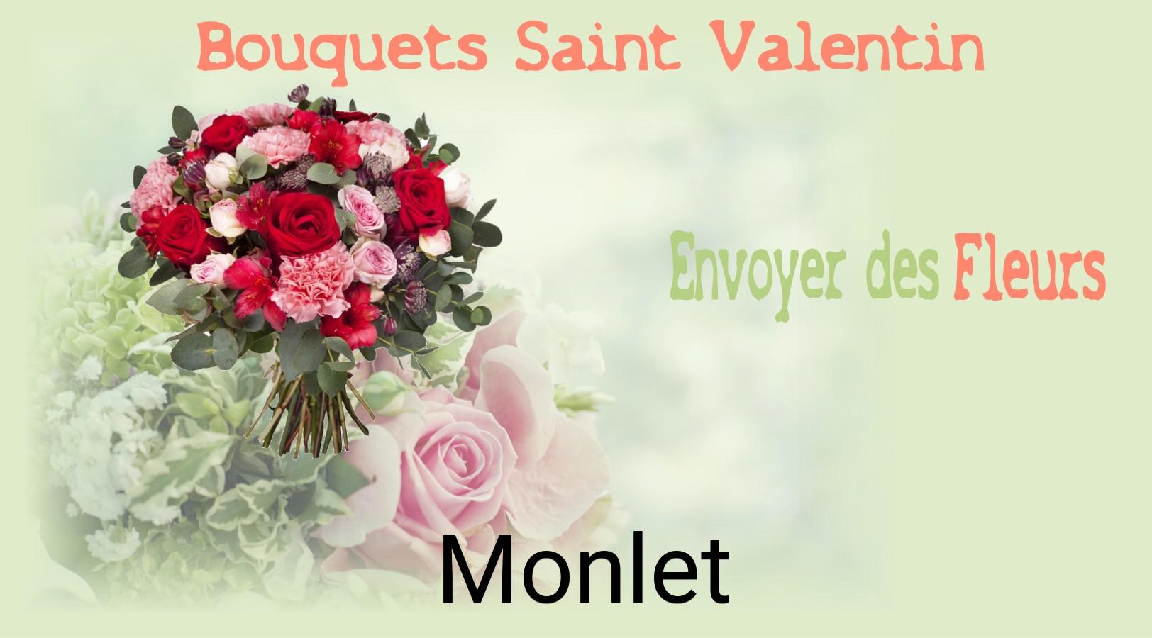 Roses de Saint-Valentin livrées à Monlet